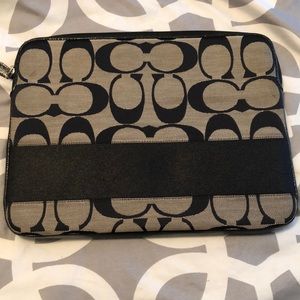 Coach laptop case